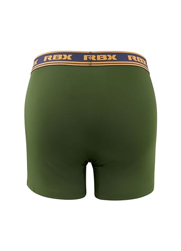 RBX Active Men's Athletic Performance Quick Dry Multi-Pack Boxer Brief Set4
