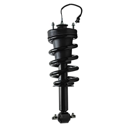 Image of Detroit Axle - Front 8pc Struts Kit for 2015-2018 Chevy Silverado 1500 GMC Sierra 1500, 2015-2019 Tahoe Suburban Yukon XL Escalade ESV, Struts & Coil Spring Sway Bars Tie Rods [MagneRide Suspension]