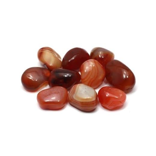 Carnelian Tumble Stone (Brazilian) (20-25mm) - Pack of 5 Stones