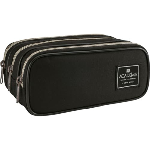 Tilibra - Estojo Triplo G Academie, Preto
