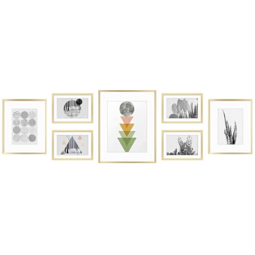 Golden State Art 7 Pack Gold Aluminum