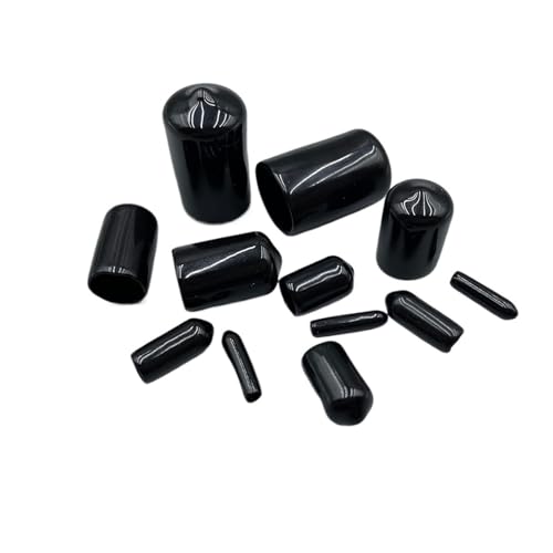 Bouchon en caoutchouc noir A9.5mm B20mm pour la protection de tubes