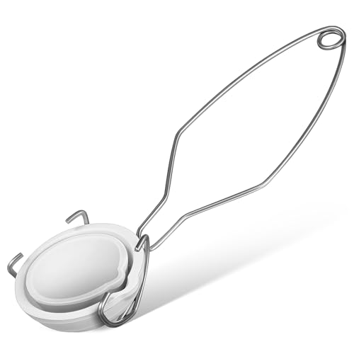 VILLCASE Lot de 3 Petits creusets de Fusion avec poignée pour, Pot en céramique et Pince, Bol de Fusion pour doré/argenté/cuivre