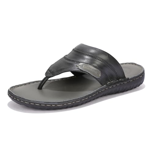 Image of Woodland Men's Leather Slippers
