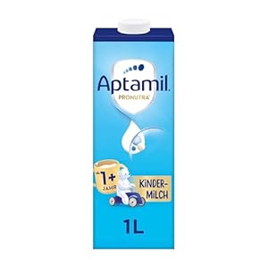 Aptamil Kindermilch 1+ 1 Liter trinkfertig (6er Pack), trinkfertig & praktisch, für Kleinkinder im Wachstum, mit Vitaminen A, C und D sowie ALA (Omega-3), Calcium und Jod, ohne Palmöl
