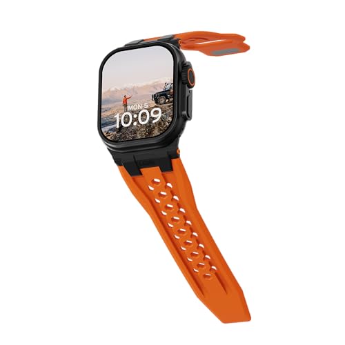 Image of Urban Armor Gear UAG Replacement Watch Strap, Monarch Designed for Apple Watch (49mm / 45mm / 44mm / 42mm) (Series 4 /5 /SE /6 /7 /8 /Ultra /2)