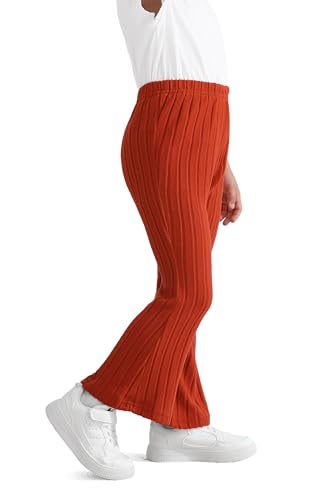 Image of Toddler Baby Girls Fall Bell Bottoms Pants Ruffle Flare Pants Soft Fleece Trousers for Children's