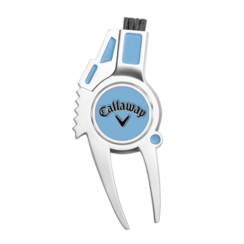 Callaway 4-in-1 Golf Divot Repair Tool, Carolina Blue