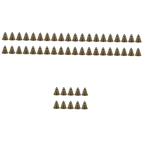 Cloches pour bétail Toddmomy en métal cuivré pour le repérage des animaux (50 pièces)