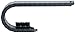 Igus 2480-05-100-0 Energy Chain Cable Carrier, Polymer, Hinge-Open Tube, 0.91 Max Cable Diameter, 0.98" Inner Height, 2.24" Inner Width, 3.94" Bend Radius, 2ft" Chain Length