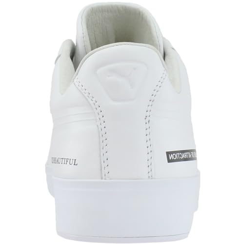 PUMA PUMA Mens Pumax Black Scale Court Platform Sneakers Shoes Casual - White - Size 10 D