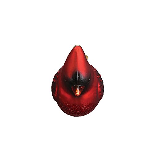 Old World Christmas Ornaments: Bird Watcher Collection Glass Blown Ornaments For Christmas Tree,Northern Cardinal #TOP3