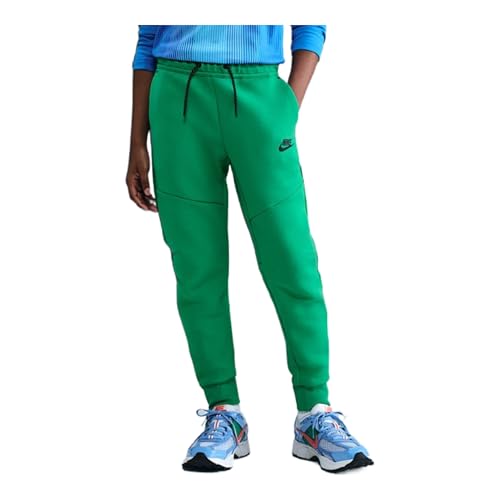 Nike Sportswear Tech Fleece Big Kids' Joggers (Stadium Green/Black/Black)