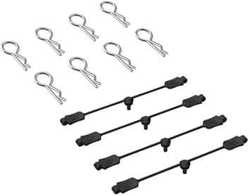 AMORIL Body Clip Retainer Set for RC Brushless Truck Mini 1/10 RZ001G-A,Part Number RZ059
