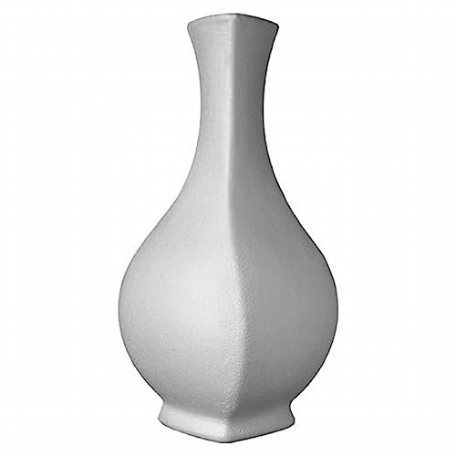 2 x Decosa Jeanette Vase mural Blanc 26,50 x 14,50 cm Décoration murale