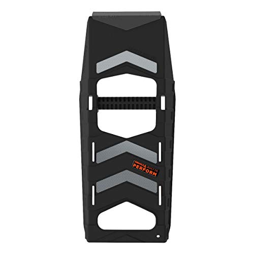 Stayhold Emergency Safety Snow and Dirt Shovel - Black Edition (Keep in car or use Outdoors for Snow Sports/Personal Shovel/Safety reflectors/ice Scraper/Ergonomic/Compact/Lightweight)