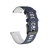 Polar Ignite用/Ignite 2用 / Unite用 ベルト バンド 交換用 シリコン製 6色 Quick Release バンド 20mm Sports(クイックリリースバンド） (ポラール)(ブルーホワイト)