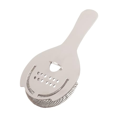 HIC Bar Cocktail Hawthorne Strainer, 18/8 Stainless Steel