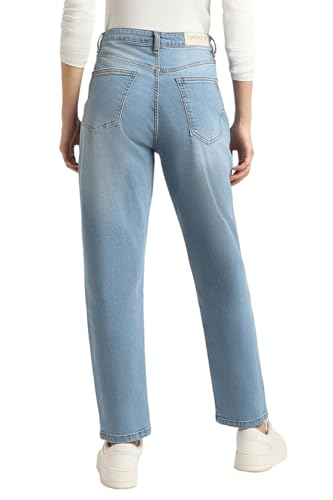 Image of Forever 21 Womens Solid Straight Fit Straight Fit Jeans