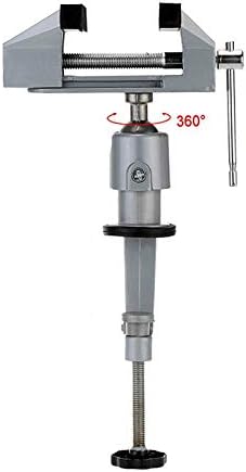 Bench Vise Tabletop Clamp Vice Tilts 360 Degree Rotating Electric Drill Stent Clip-on Universal Clamp Vice