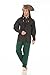ThePirateDressing Medieval Renaissance Pirate Lace-Up Pants for Men – Gothic Cosplay Trousers for Renaissance, Halloween, Fest & Tavern Costumes C1122 [Green] (S/M)