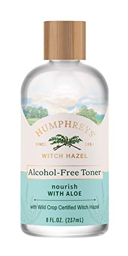Humphreys Nourish Witch Hazel + Aloe Alcohol-Free Toner, Clear, 8 Oz