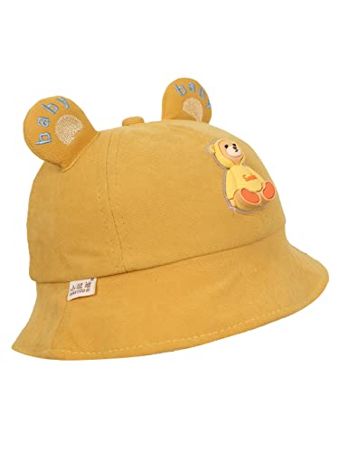 Image of FabSeasons Cotton Bucket Hat /Cap for Boys & Girls, Fits for 1-3 Years Kids, (48 cm-Inner Circumference)