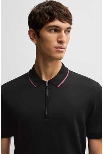Polo BOSS Hommes H-Paras 59 en coton structuré premium