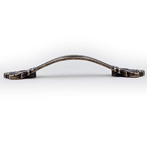 Jetland Cabinet Hardware Handle Pull - 5-Pack, Antique Bronze, 3" (76mm) Hole Centers, PW8803AQ76 - Image 4