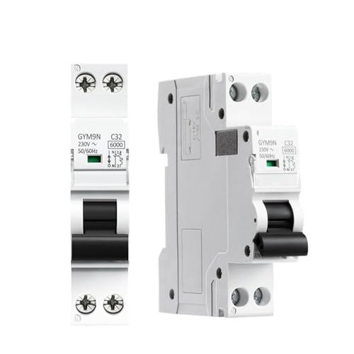 Mini disjoncteur compact 1P+N 25A avec déclenchement Courbe C 220V