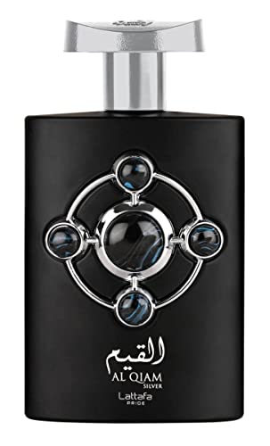 Al Qiam Silver Lattafa Pride - Eau de Parfum da uomo, 100 ml
