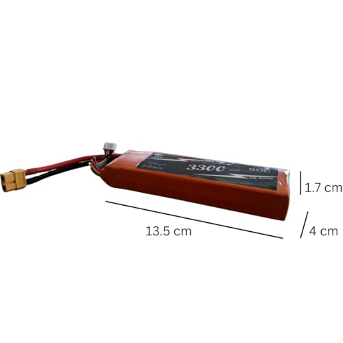 Image of 3300 mAh 60C 3S 11.1V Lipo Battery