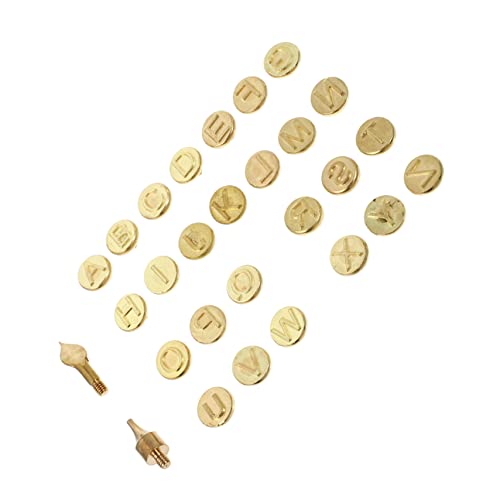 BEBEMOKO Pointe De Brûleur Pour Fer à Souder Outil De Pyrogravure Pour Lettres Alphabet Usage Sur Bois Et Papier