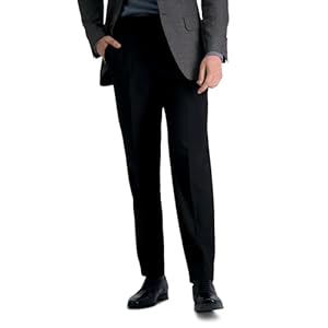 haggar premium comfort straight fit flat front dress pant Premium Comfort Dress Pant main image 1