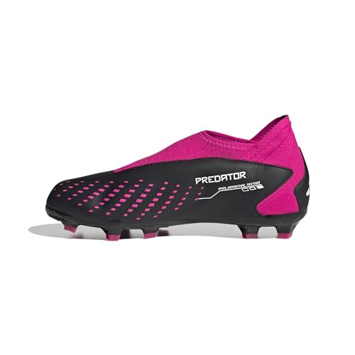 adidas Accuracy.3 Firm Ground Black/White/Team Shock Pink (Laceless) 6