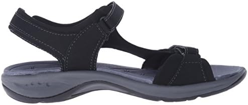 Easy Spirit Women's Egnita Flat Sandal, Black 001, 7.5 | Image 5