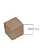 60 Pack Small Kraft Brown Gift Box (1 7/8 Inch Cube)
