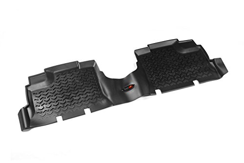 Rugged Ridge Rear Floor Liner for Jeep Wrangler JKU | Black | 12950.01 | Fits 2007-2018 Jeep Wrangler JKU 4-Door