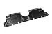 Rugged Ridge All-Terrain 12950.01 Black Second Row Floor Liner For Select Jeep Wrangler Unlimited Models