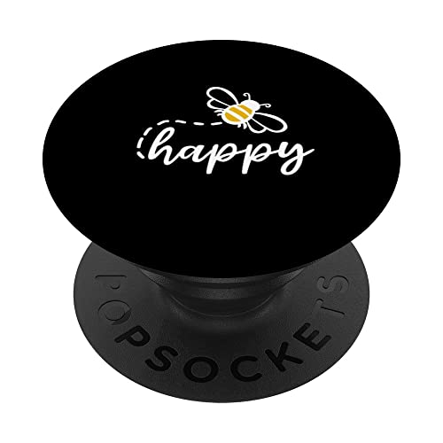 Be Happy Be Kind - Bee Happy, Inspirational, motivazionale PopSockets PopGrip Intercambiabile