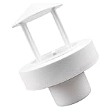 Supvox Schwimmer Luftbefeuchter Spritzschutz Für Aquarium Teich Steingarten Abs Weiß Box