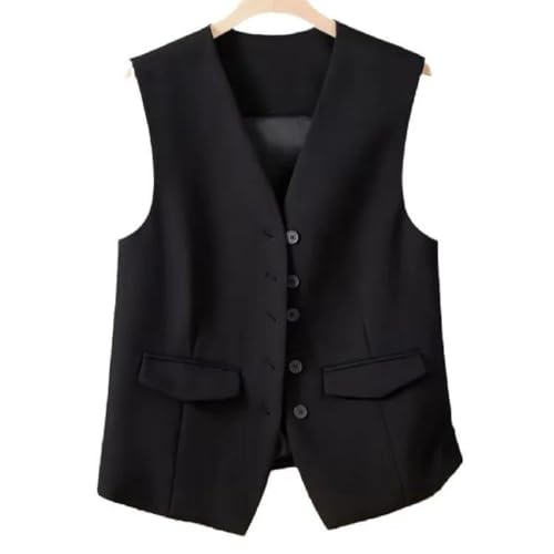 Chaleco cuello en V de mujer vintage para solucionar el look de oficina 6