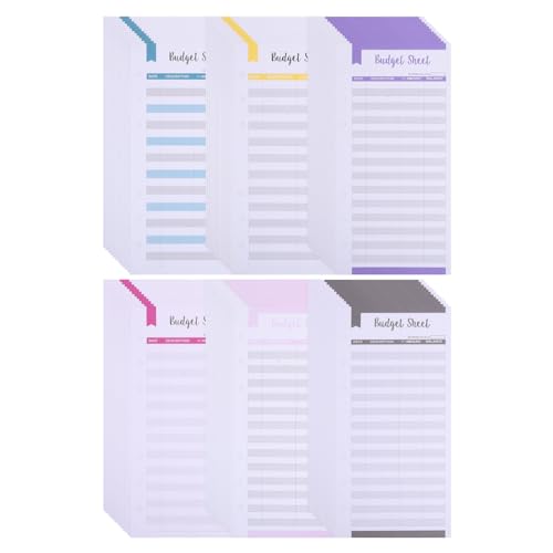 DIYEAH 72 Blätter Budgetplaner-Beilagen Budgetblätter