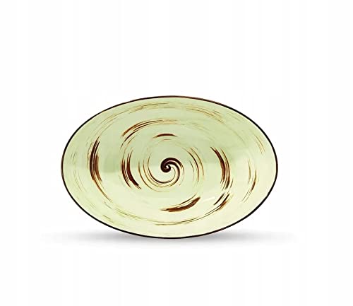 Bol ovale porcelaine Wilmax haut de gamme couleur vert pistache