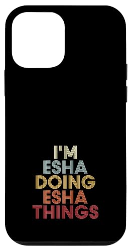 Esha Name Esha Personalized Name First Given �X�}�z�P�[�X iPhone 12 mini �p