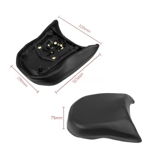 Asiento de pasajero trasero y delantero para moto R1250GS contra la fatiga 6