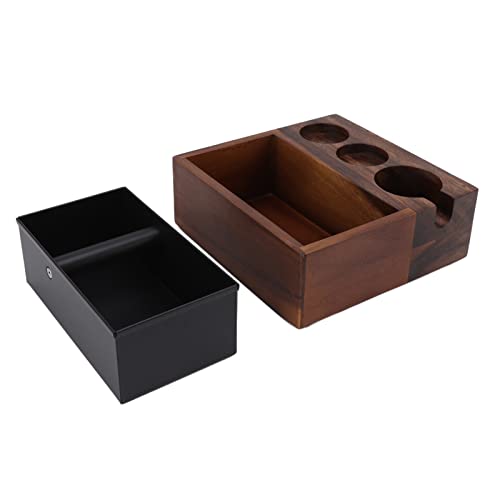 EXCLUZO Coffee Tamper Holder, Rustproof Waterproof Cafe Machine Accessories Nonslip Slot Design Coffee Portafilter Stand for Home Kitchen EXCLUZO Coffee Tamper Holder, Rustproof Waterproof Cafe Machine Accessories Nonslip Slot Design Coffee Portafilter Stand for Home Kitchen