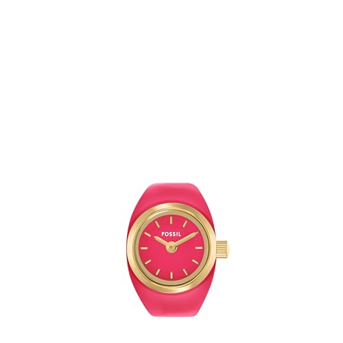 Image of Fossil Watch Ring Gold Quartz Stainless Steel Watch ES5414