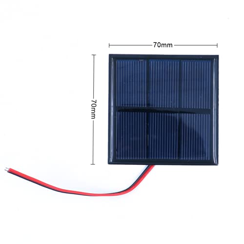 3er-Pack ZONADAH 1W 5V Mini-Solarpanel – 107 X 61 Mm, Polykristallin, Wasserdicht – Für DIY, Schule, Camping, Gartenleuchten