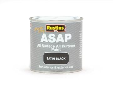 RUSTINS ASAP Paint Black 250ml